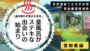 ことぶきの湯は昼夜問わずゲイの集まる天然温泉??(愛知県尾張旭市)